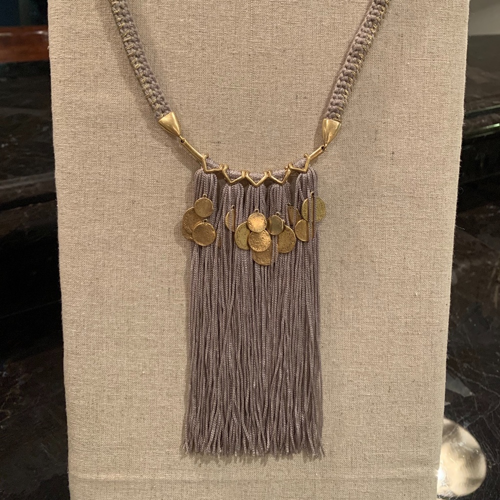 Stella and Dot Samar Fringe Necklace